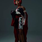 portrait series of young confident female athletes